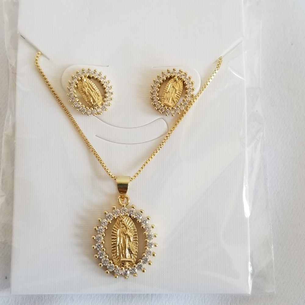 Set Virgen de Guadalupe. Virgin Mary set.